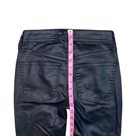 Free people We the free black Spellbound Coated Bootcut Jeans size 24 - Picture 4 of 10